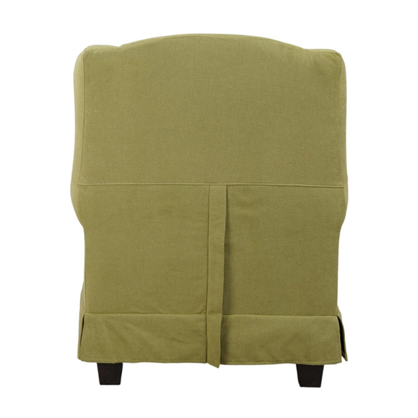 Poltrona imbottita BERGERE in tessuto sfoderabile Verde