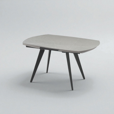 Tavolo Almor 130-190x80 allungabile piano marmo Grigio 