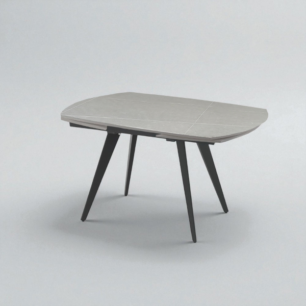 Tavolo Almor 130-190x80 allungabile piano marmo Grigio 