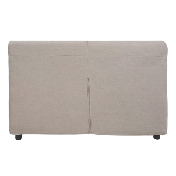 Divano 2 posti in tessuto sfoderabile VERONA 150 cm tinta unita BEIGE