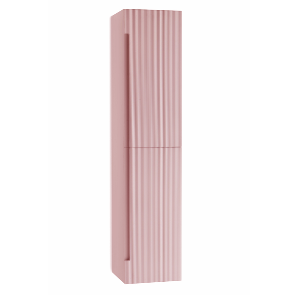 Colonna bagno reversibile h 160 cm Rosa Polvere RIGHE 