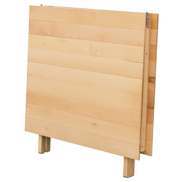 Mesa de picnic de madera con cierre LAURA 70x140 cm Natural