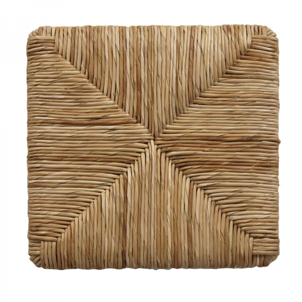 Siège de rechange chaise mod pisa en paille de riz 37x37cm set 1 piece
