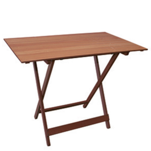 Foldable wooden table beech Walnut 60X97 cm