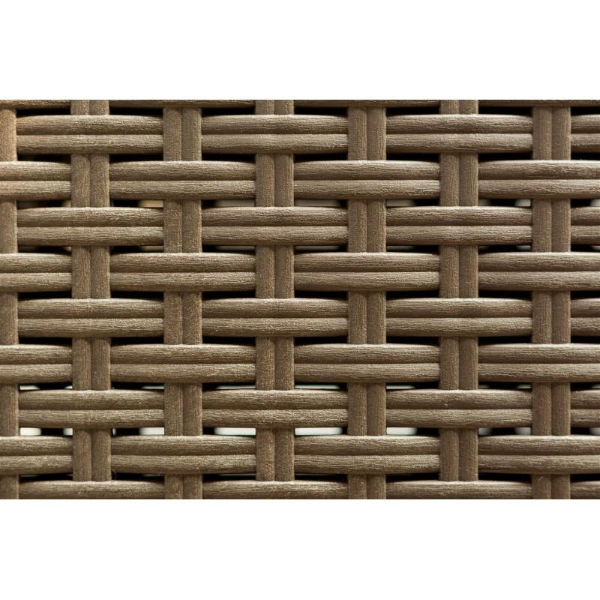 Fauteuil indien en imitation rotin pour service extérieur et intérieur 2 pièces cafè