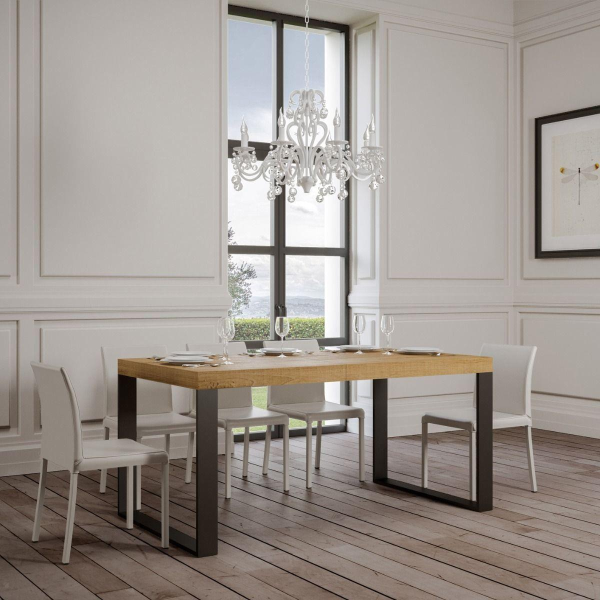 TECNO PREMIUM 180 table extendable up to 440 cm nature oak