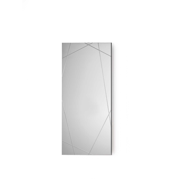 006913 - Specchio rettangolare con incisioni a laser EGO spessore 4mm  Bronzo 
