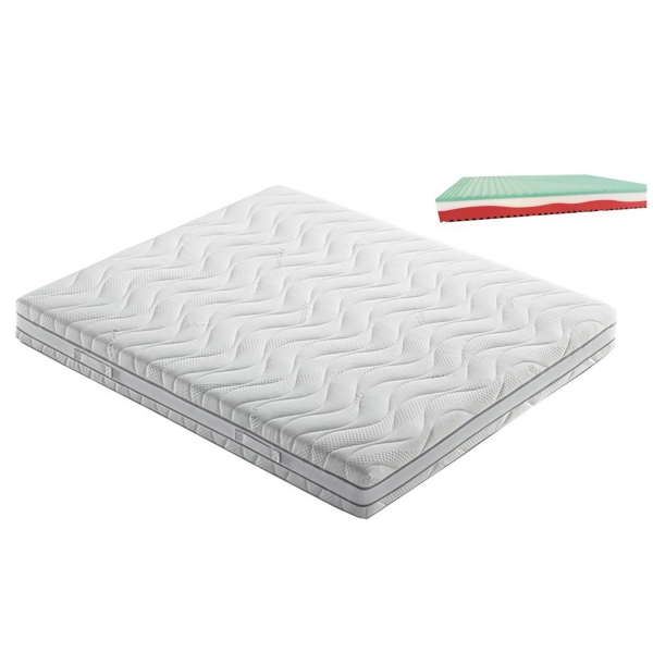 Three-layer TRIO LIFE mattress with 160 CM memory foam