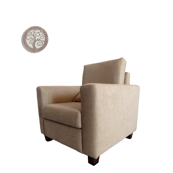 Fauteuil de canapé rembourré résistant aux taches en tissu Renè Sand…