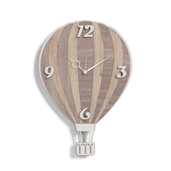 Wanduhr aus laminiertem Holz 41X59 cm TRS - Ballon
