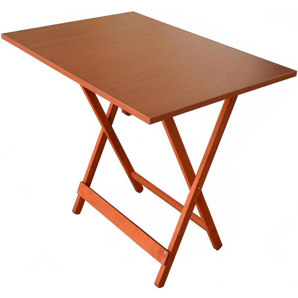 Tavolo legno richiudibile piano in formica Ciliegio 60X87 cm 