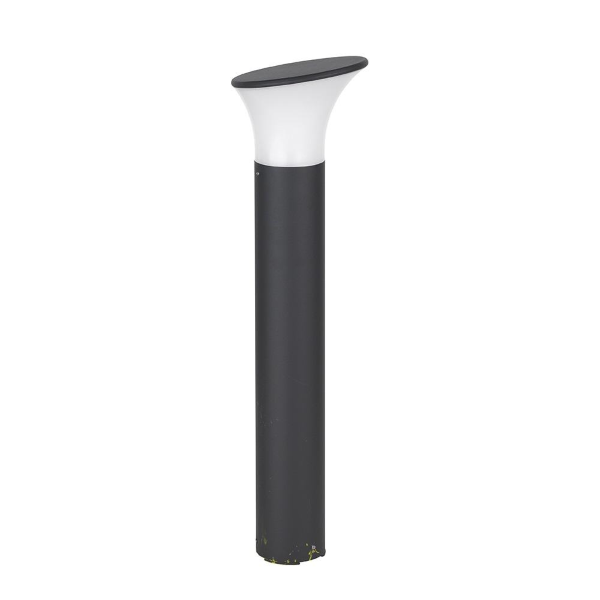 ARES bollard in BLACK painted aluminum H50