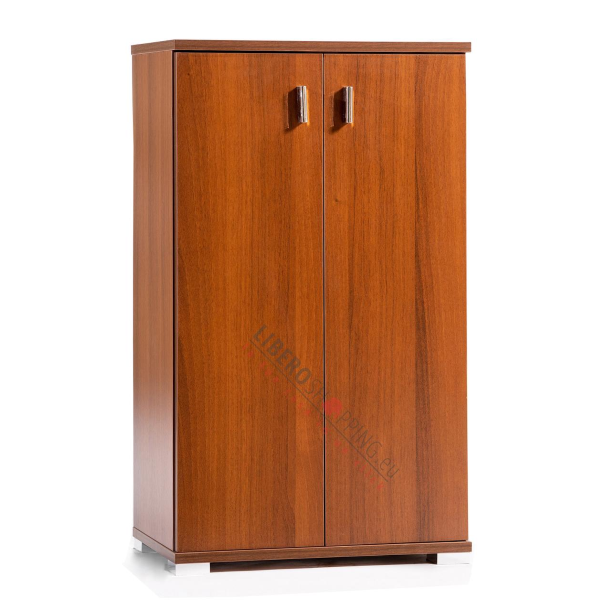 Mobile scarpiera in legno a due ante 53x91h cm Noce
