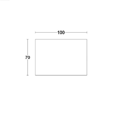 Specchio da bagno rettangolare 70x100cm e Retroilluminato a Led