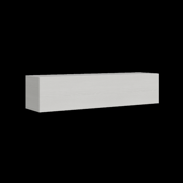 Pensile orizzontale anta a vasistas 174 cm Isoka Bianco Frassino