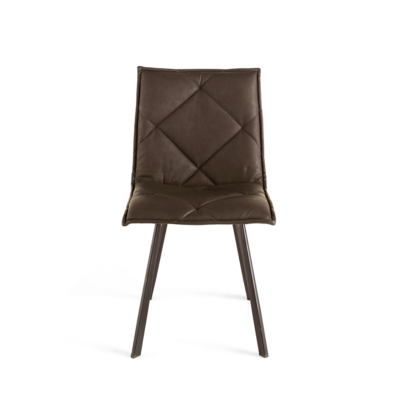 Sedia pranzo Ecopelle Caffè moderno ROLL 2 sedie