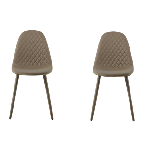 Chaise de salle à manger en éco-cuir Tortora - SOFT 2 chaises