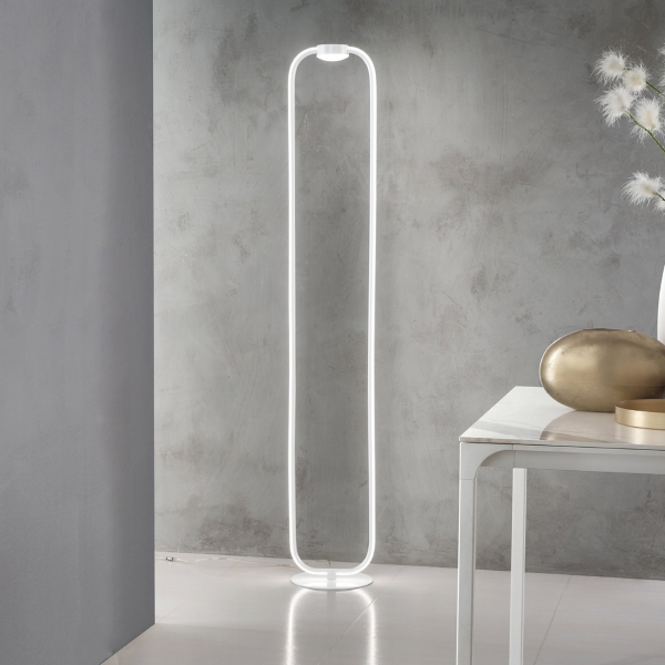 Lámpara de pie LED 35W - Blanco ALFA H168 cm