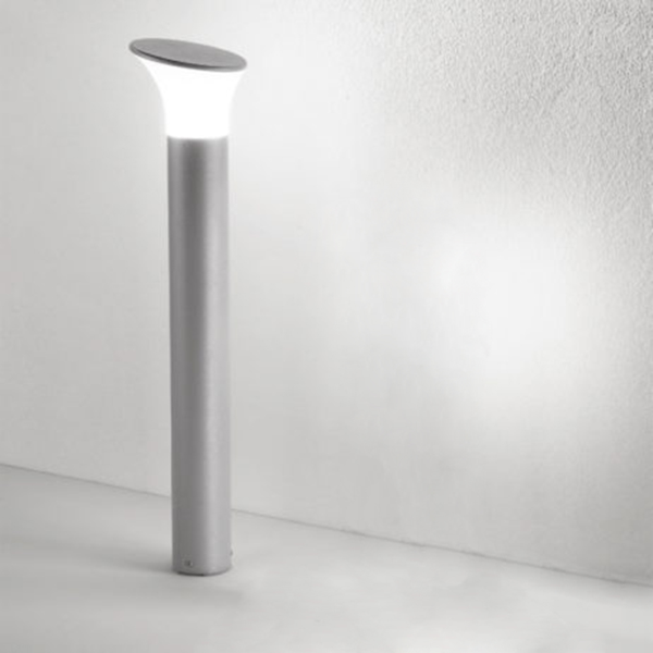 ARES Poller aus lackiertem Aluminium SILVER H80