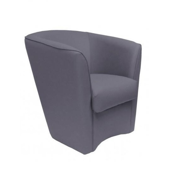 Fauteuil de bureau à domicile Valentina en éco-cuir Mora Perlato