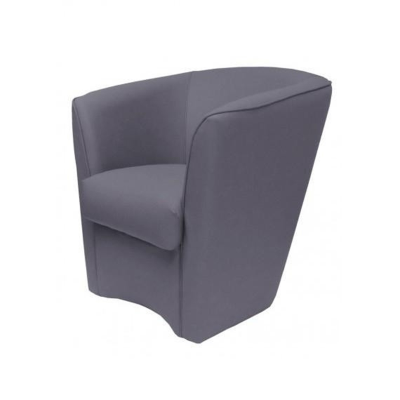 Fauteuil de bureau à domicile Valentina en éco-cuir Mora Perlato