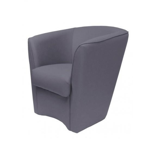 Fauteuil de bureau à domicile Valentina en éco-cuir Mora Perlato