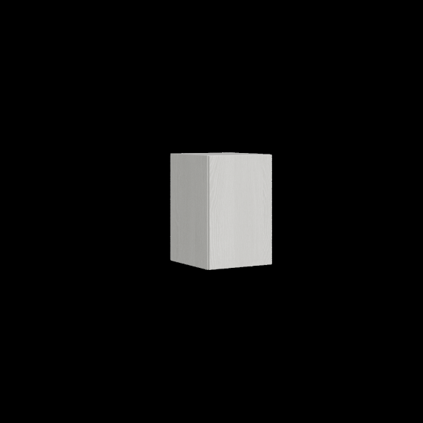 Isoka reversible vertical wall unit 40x60 white ash