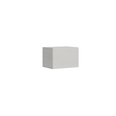 Isoka white ash flap wall unit 60x40