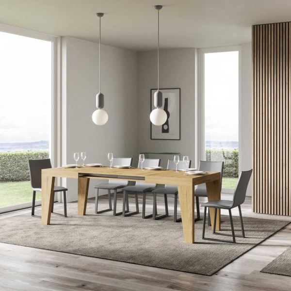 NAXY nature oak table 90x130 extendable to 234 cm