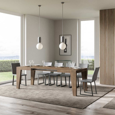 Tavolo 90x130 allungabile a 234 cm NAXY Noce