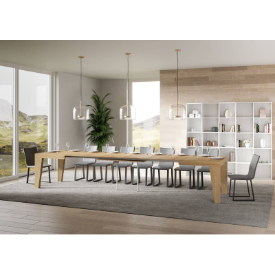 NAXY nature oak table 90x180 extendable to 440 cm