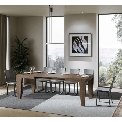 SPIMBO walnut table 90X130 extendable to 234 cm