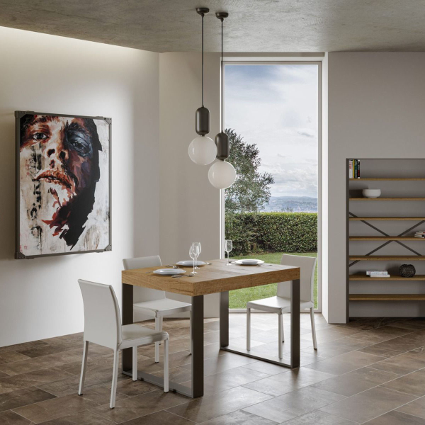 Extendable table to 234 cm TECNO 90X130 nature oak