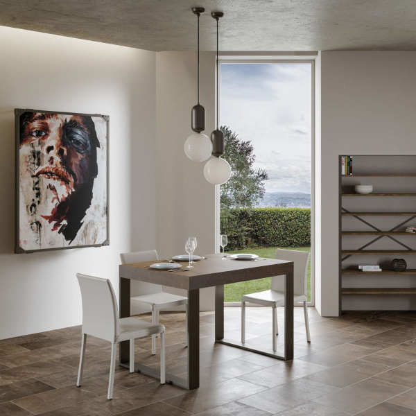 Extendable table to 234 cm TECNO 90X130 walnut