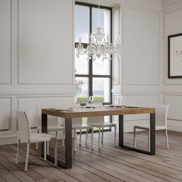 TECNO Tisch 90X180 Nussbaum ausziehbar auf 440 cm