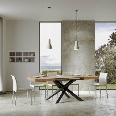 VOLANTIS table 90X130 nature oak extendable to 234 cm