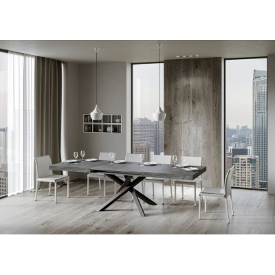 VOLANTIS concrete table 90X160 extendable to 264 cm