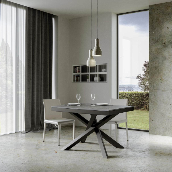 VOLANTIS EVOLUTION Betontisch 90x120 ausziehbar auf 224 cm