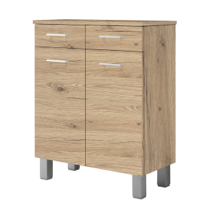 Multipurpose furniture 69x34 with doors and drawers GAIA Quercia Natura