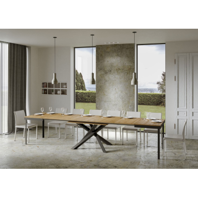 VOLANTIS EVOLUTION Tisch Eiche natur 90x120 ausziehbar auf 380 cm