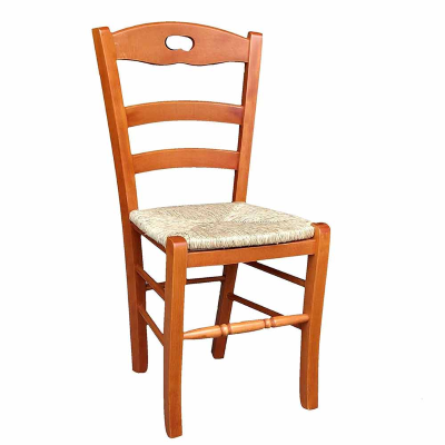 Küchenstuhl mit Strohsitz LOIRE Cherry SET 2-TLG