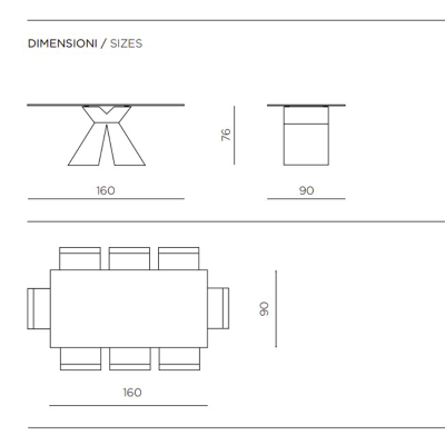 Tavolo con piano in vetro trasparente e base effetto legno ZEFIRO CEMENTO