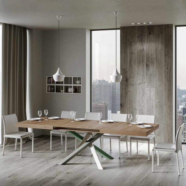 Volantis Extendable Table 234 cm Natura Oak top 90x130 frame 4/A