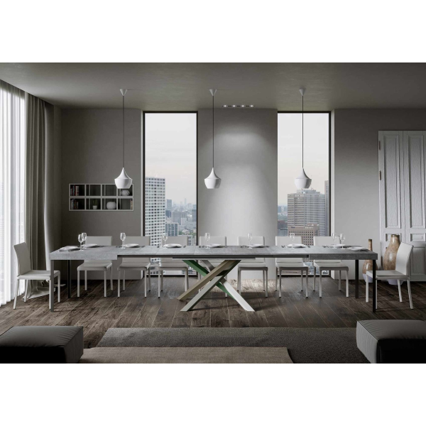 Volantis table 90x160 elongated concrete top 420 frame 4/A