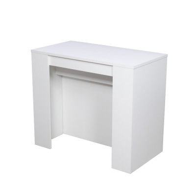 Tavolo Consolle Allungabile VENUS allungabile fino a 296 cm BIANCO FRASSINO allunghe interne