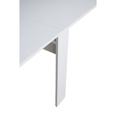 Tavolo Consolle Allungabile VENUS allungabile fino a 296 cm BIANCO FRASSINO allunghe interne
