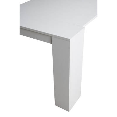 Tavolo Consolle Allungabile VENUS allungabile fino a 296 cm BIANCO FRASSINO allunghe interne