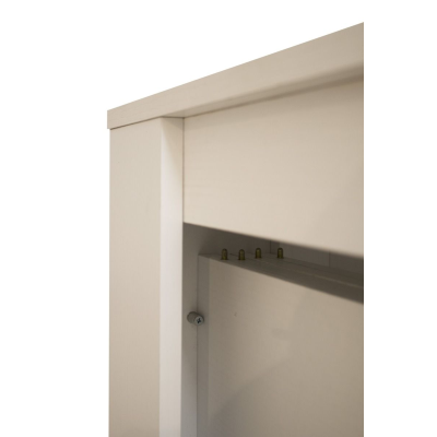 Tavolo Consolle Allungabile VENUS allungabile fino a 296 cm Antracite allunghe interne