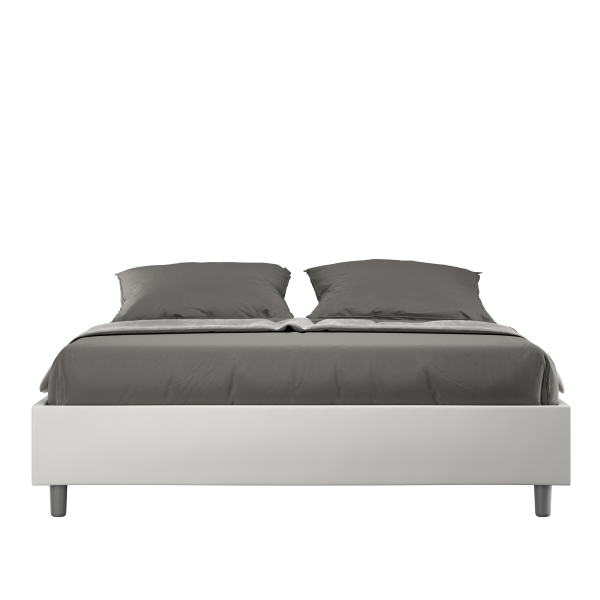 Cama Azelia Sommier L.160 P.210 sin base blanca