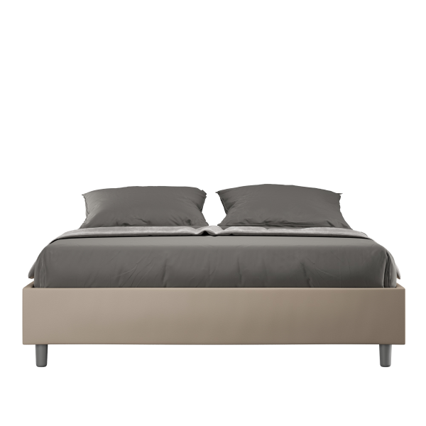 Azelia Sommier bed L.160 D.210 with dove gray base